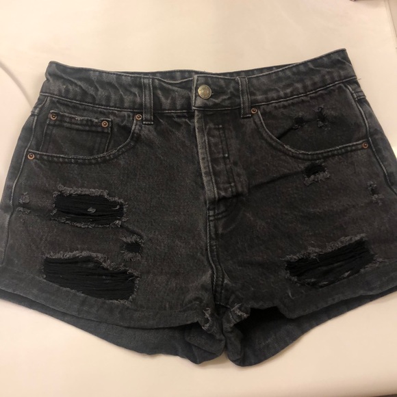 Forever 21 distressed black shorts - Picture 1 of 6